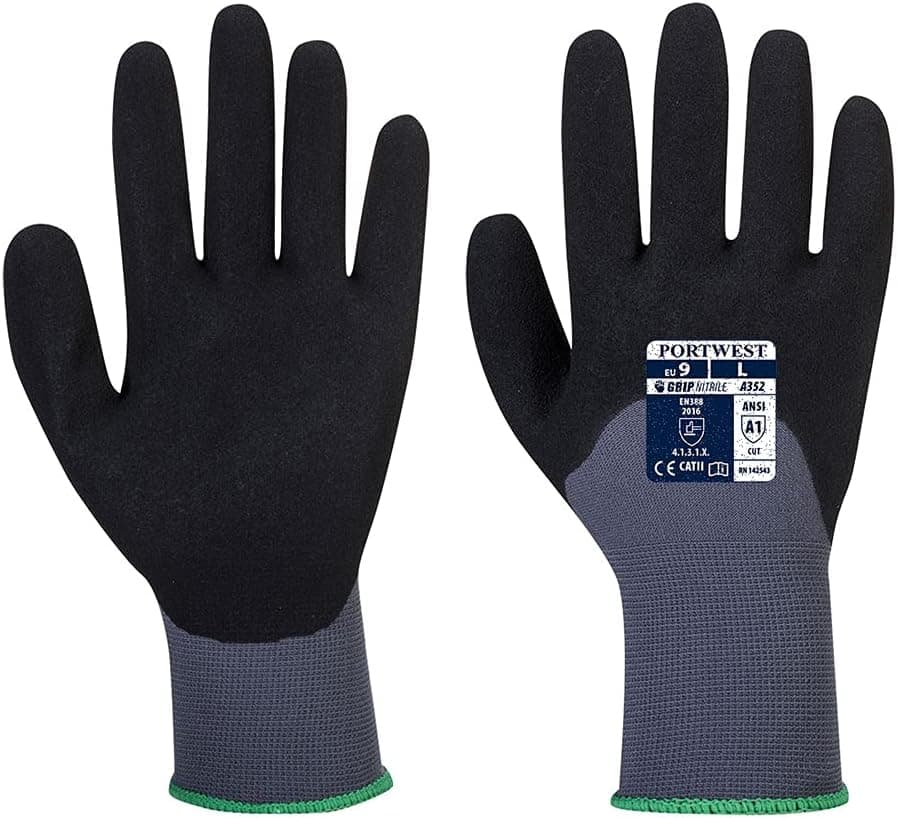 Portwest Dermiflex Ultra Glove Handling Work Protective Safety Grip Resistant ANSI 105, XXL