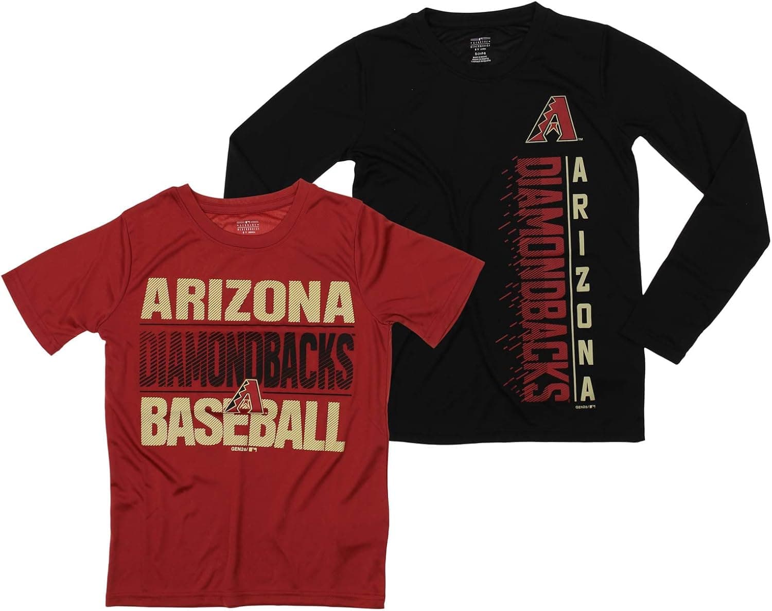 Outerstuff MLB Boys Young Baseball Fan Two Performance T-Shirt Set