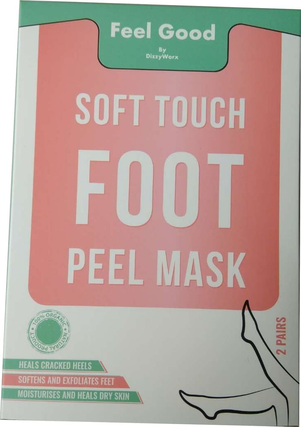 Feel Good, Exfoliating Foot Peel Mask, Peeling Dead Skin & Calluses in 1-2 Weeks For Smooth And Soft Feet, Repairing Exfoliating Treatment