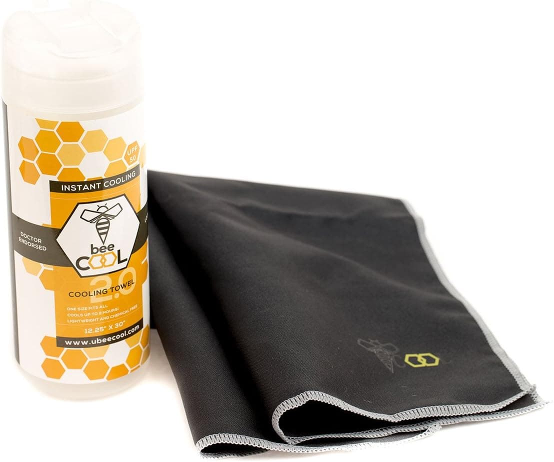 BEECOOL Cooling Towel – Doctor Endorsed Cooling Towels – Premium Microfiber Material Keeps You Cool Under Heat And Stress – Perfect Towel For Golf, Outdoor Activities And Hot Flashes – 100% Value For Your Money