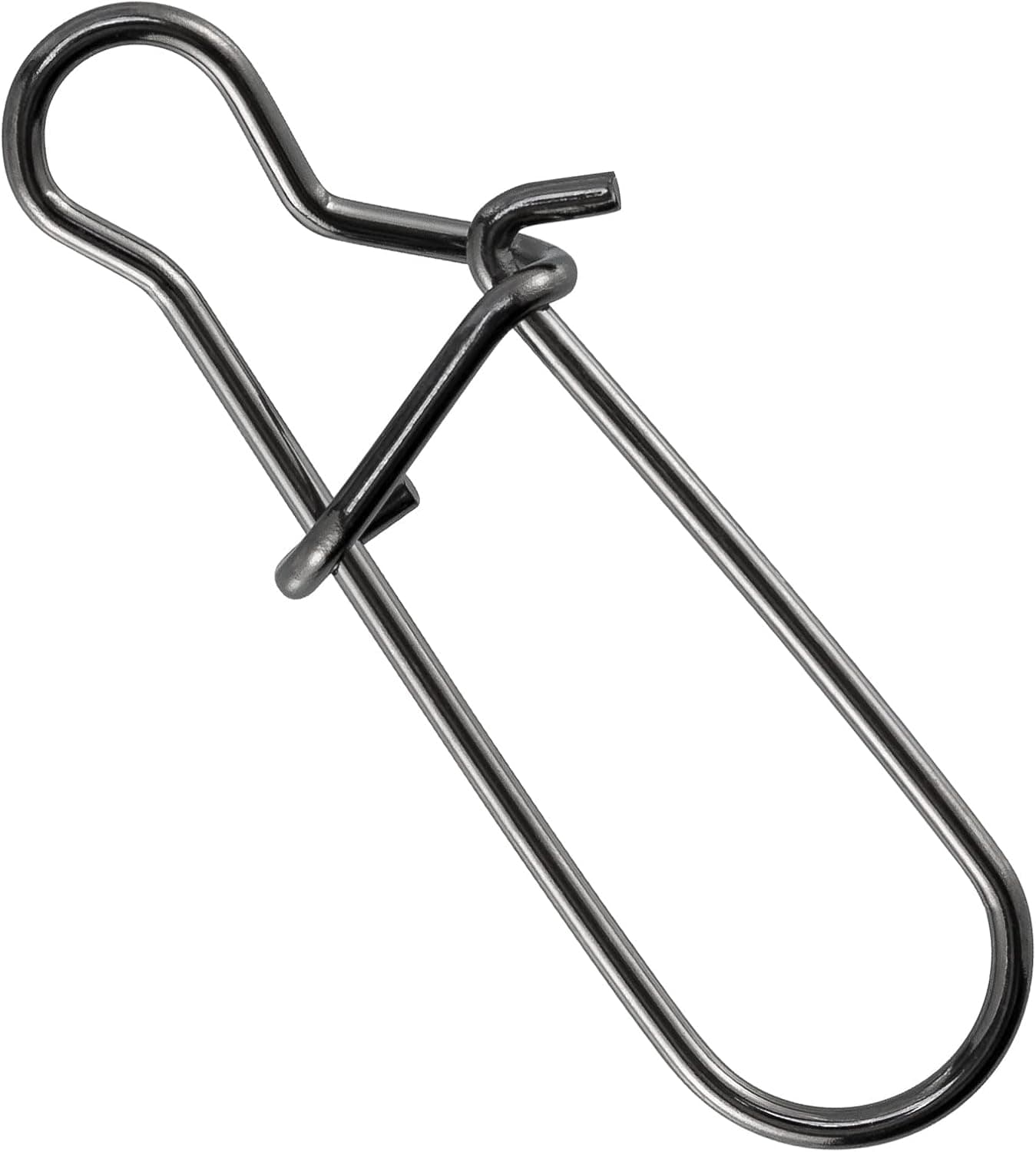 Dr.Fish 100 Pack Fishing Snaps Duo Lock Snap Stainless Steel 26-220LB Lure Snaps Swivels Quick Snap Freshwater Saltwater Quick Change Fishing Clips