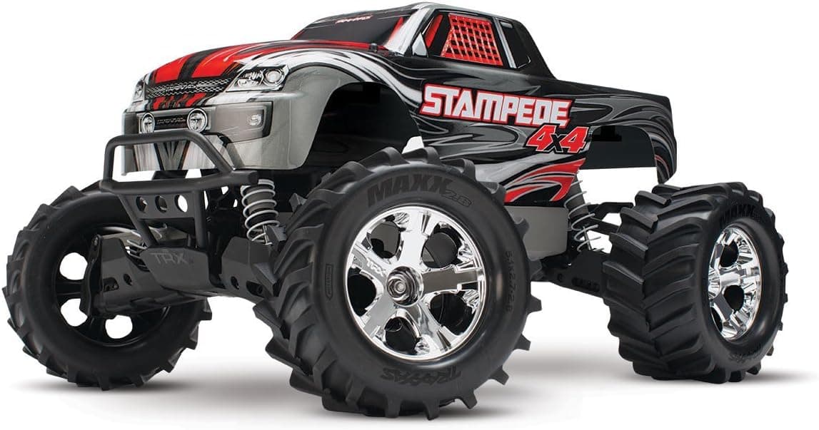 Traxxas Stampede 4X4: 1/10 Scale 4wd Monster Truck, Silver
