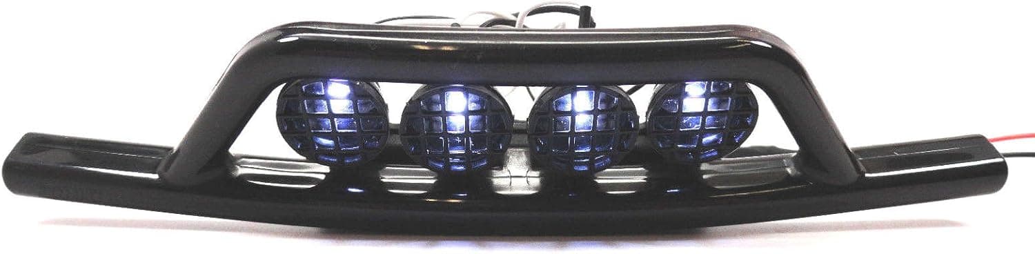 Apex RC Products / RPM RC Products Front Bumper W/LED Lights Combo - Compatible with Traxxas Slash 4x4#2003