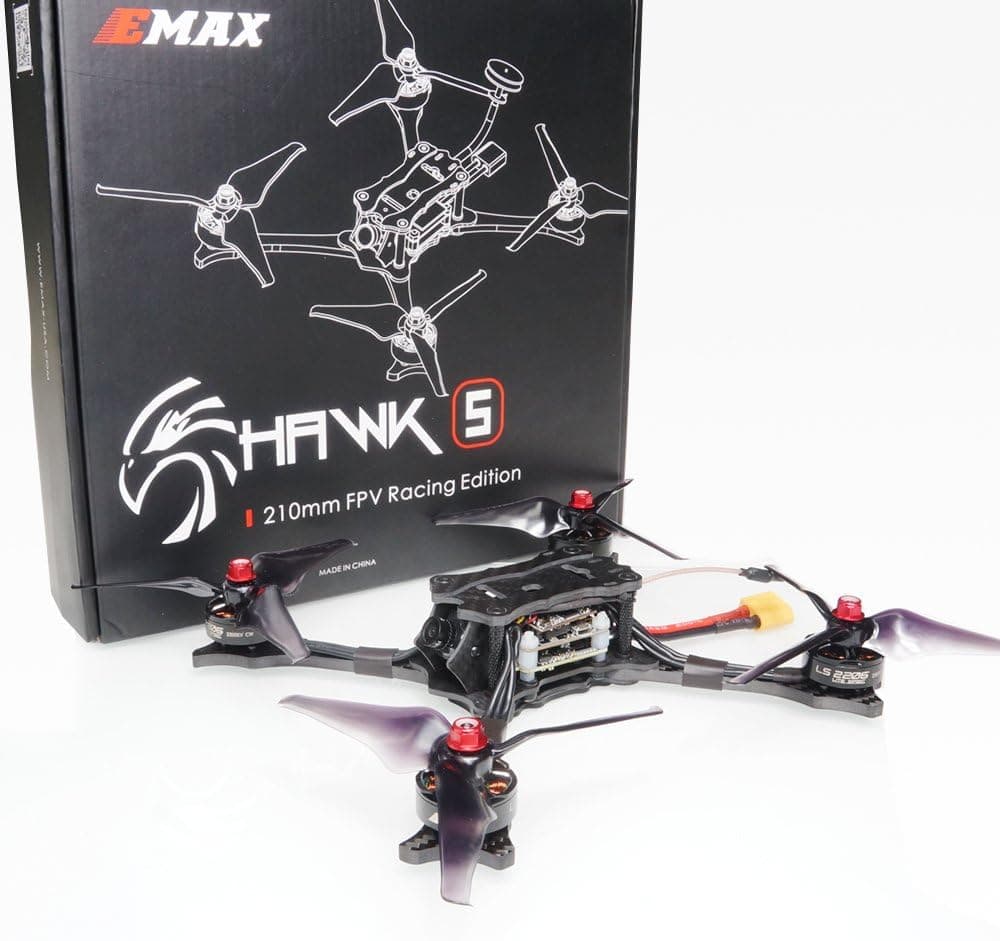 Arris Emax Hawk 5 RC Quadcopter 5 Inch Micro FPV Racing Drone BNF (Frsky XM+)