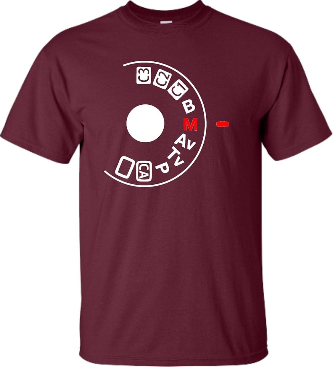 Go All Out Adult Shoot Manual Camera Buff Photography Lovers T-Shirt