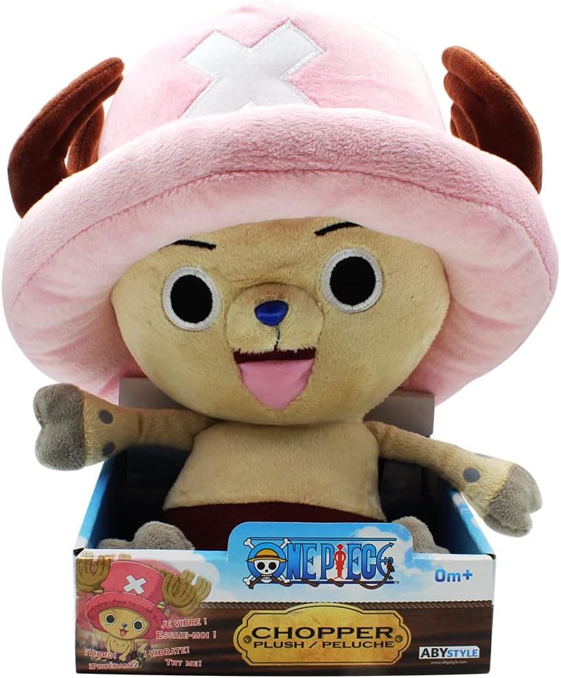 ABYstyle One Piece Chopper Rumbling Plush Polyester Stuffed Rumbling 10" Anime Manga Home Room Décor Essential Plush Accessories Gift Fans