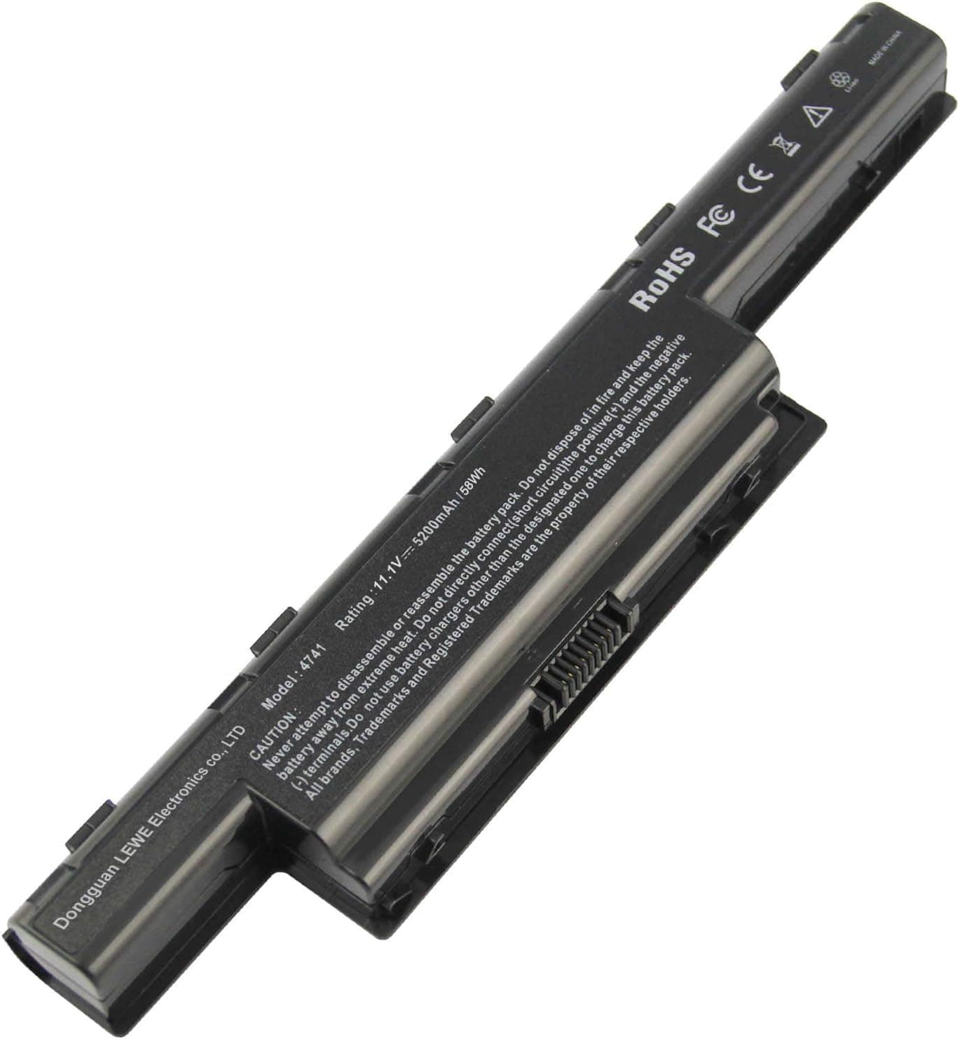 Laptop Battery Replacement for Acer Aspire 4250 4253 4339 4349 4738 4739 4743 4741 4750 4755G 4752 4771 5551 5552G 5560 5733 5741 5742G, Acer TravelMate 4740 5335 5542 5735 5735Z 5740 5251 5253 5336
