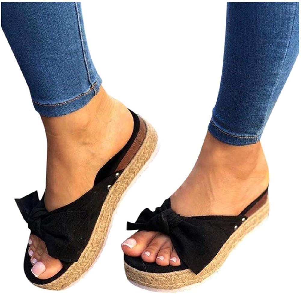 Sandals for Women Flat,Sweet Cute Pearls Pineapple Sandals Clip Toe Flip Flops Boho Casual Flat Slippers Beach Shoes