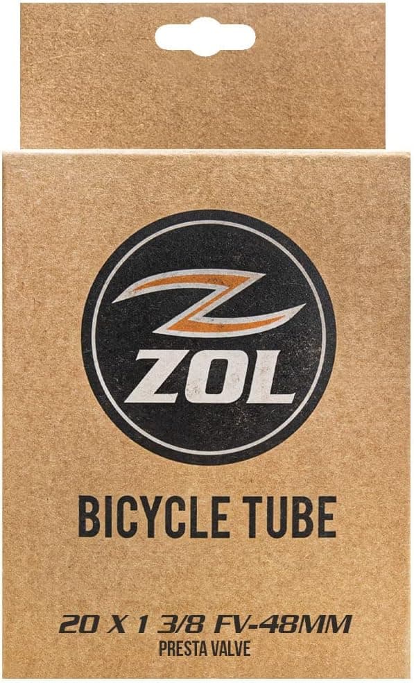 Zol Bicycle Bike Inner Tube 20" x1 3/8 Presta Valve 48mm Valve