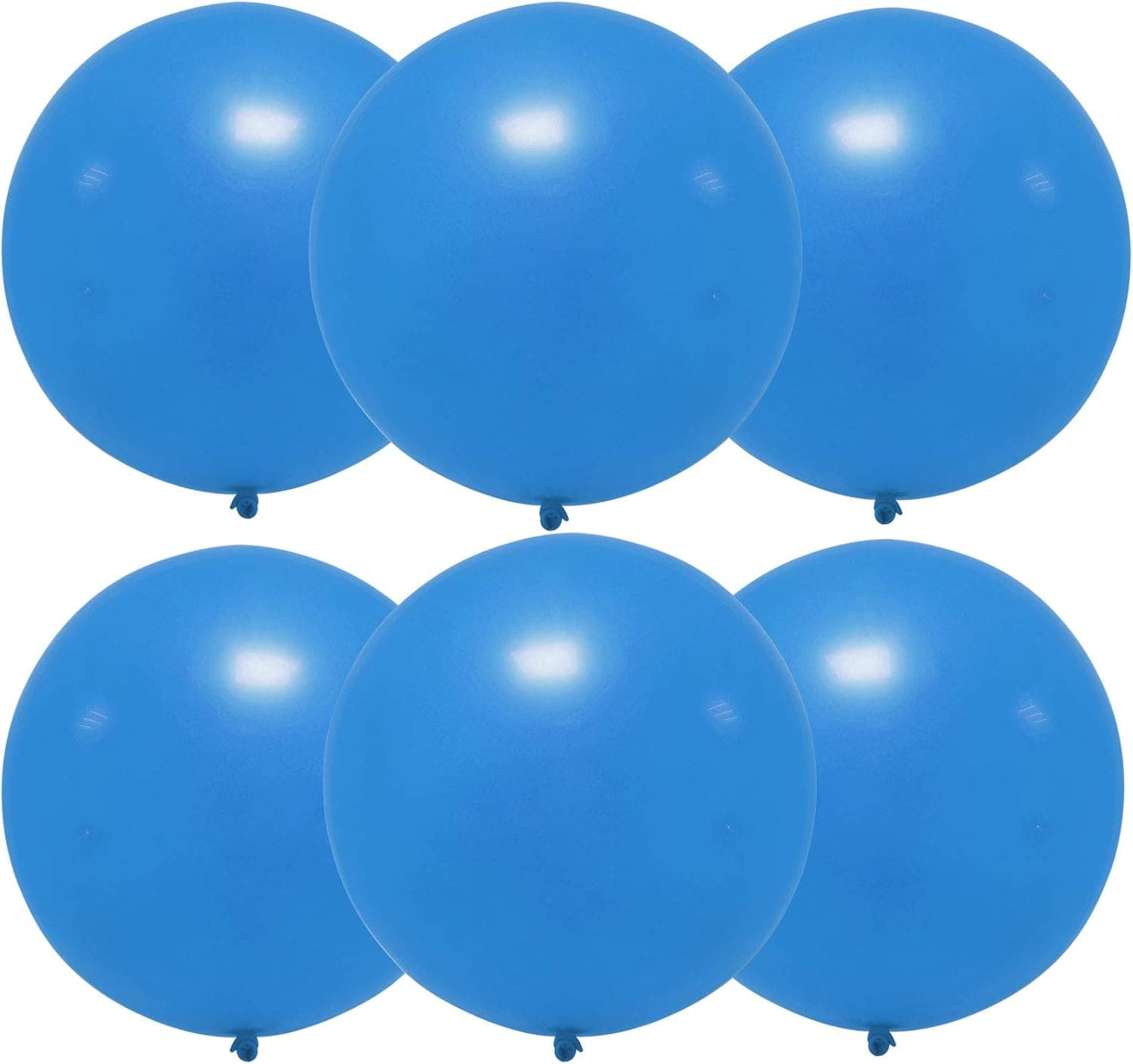 Elecrainbow Balloons for Party Decorations (36 Inch - 6 Pack, Light Blue)