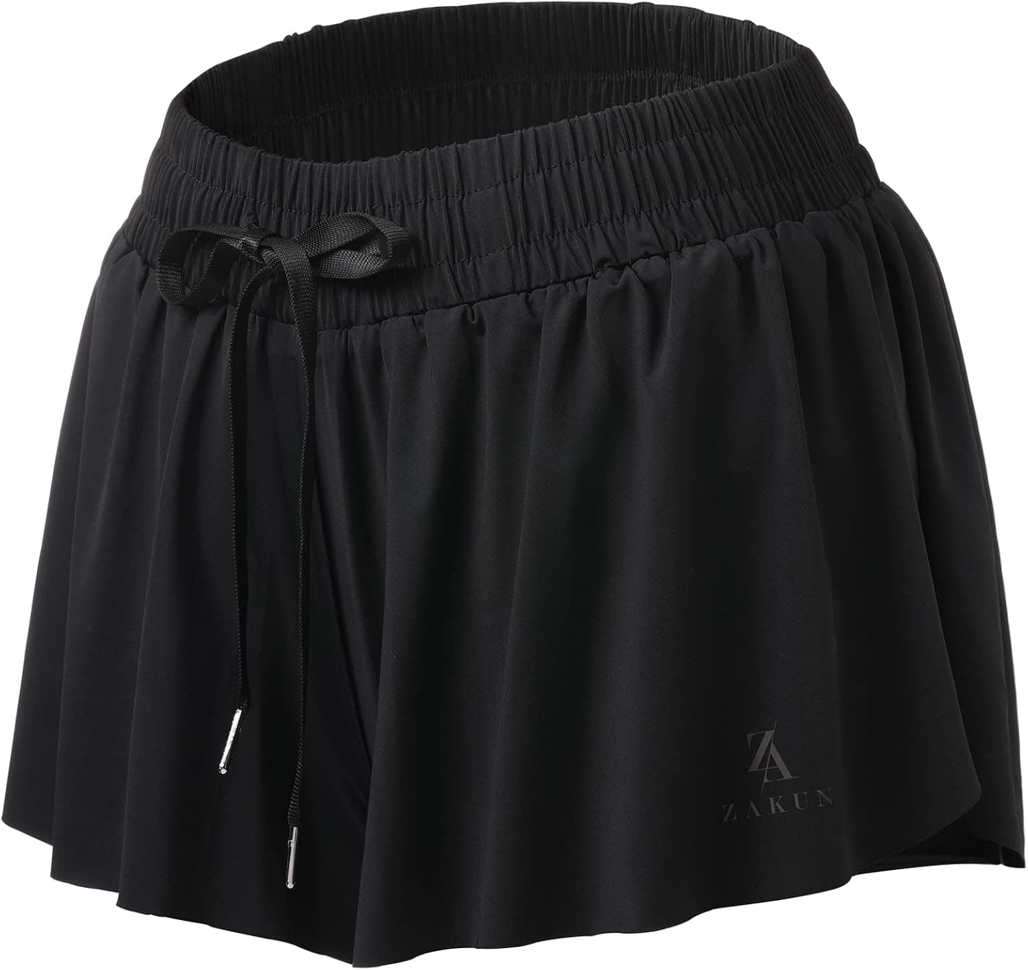 Flowy Shorts 2-in-1 Athletic Shorts for Women Running Yoga Shorts Workout Biker Spandex Butterfly Lounge Shorts