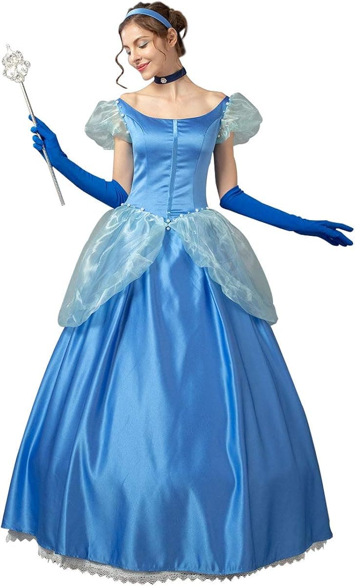 CosFantasy Women's Cinderella Cosplay Dress Layered Ball Gown mp003412