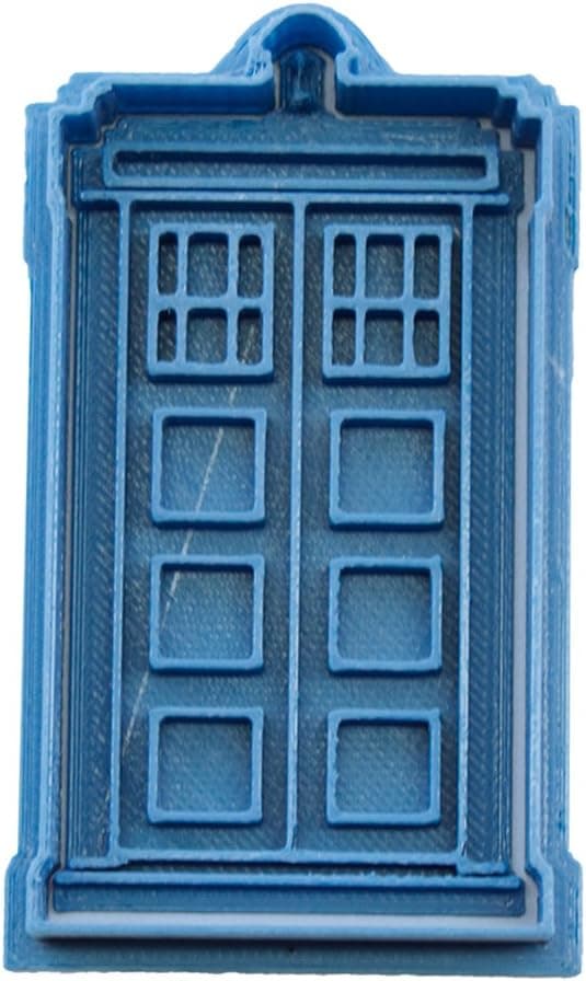Cuticuter Doctor Who Tardis Cookie Cutter, Blue, 8 x 7 x 1.5 cm