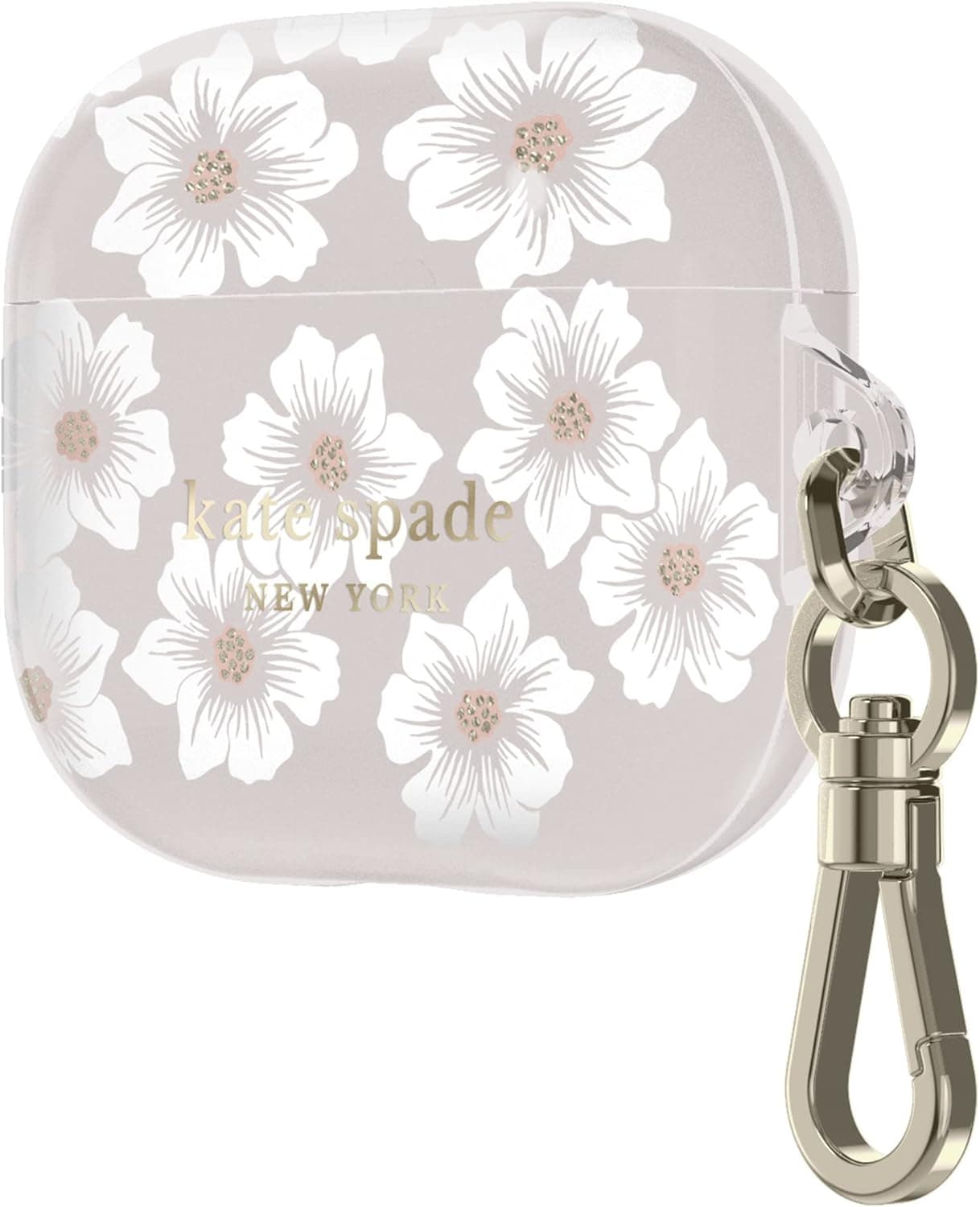 Kate Spade New York - Protective AirPods (3rd Generation) Case - Wireless Charging Compatible (Hollyhock)