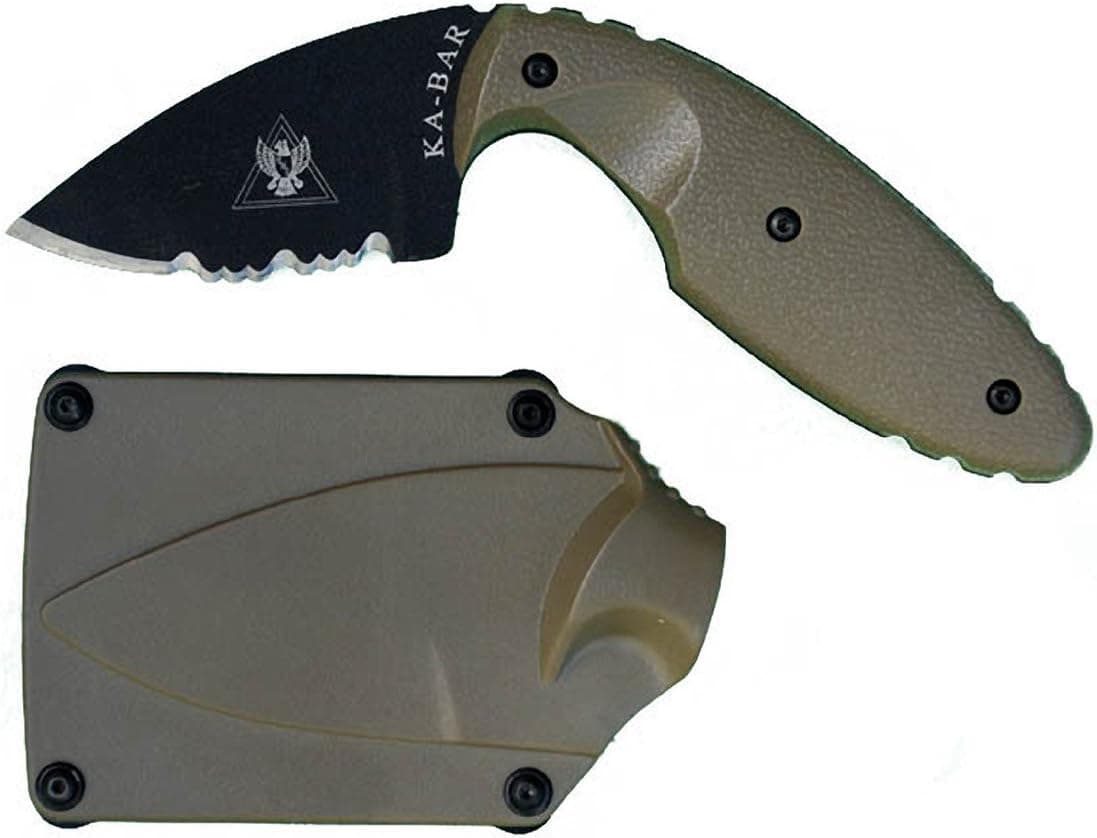 TDI Law Enforcement Knife, Foliage Green, ComboEdge