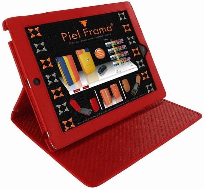 Piel Frama Cinema Leather Standing Case for the iPad 2 & 3 (Red)