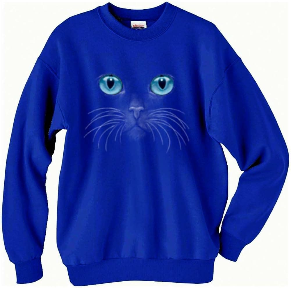Blue Cat Eyes Uni-Sex Sweatshirt