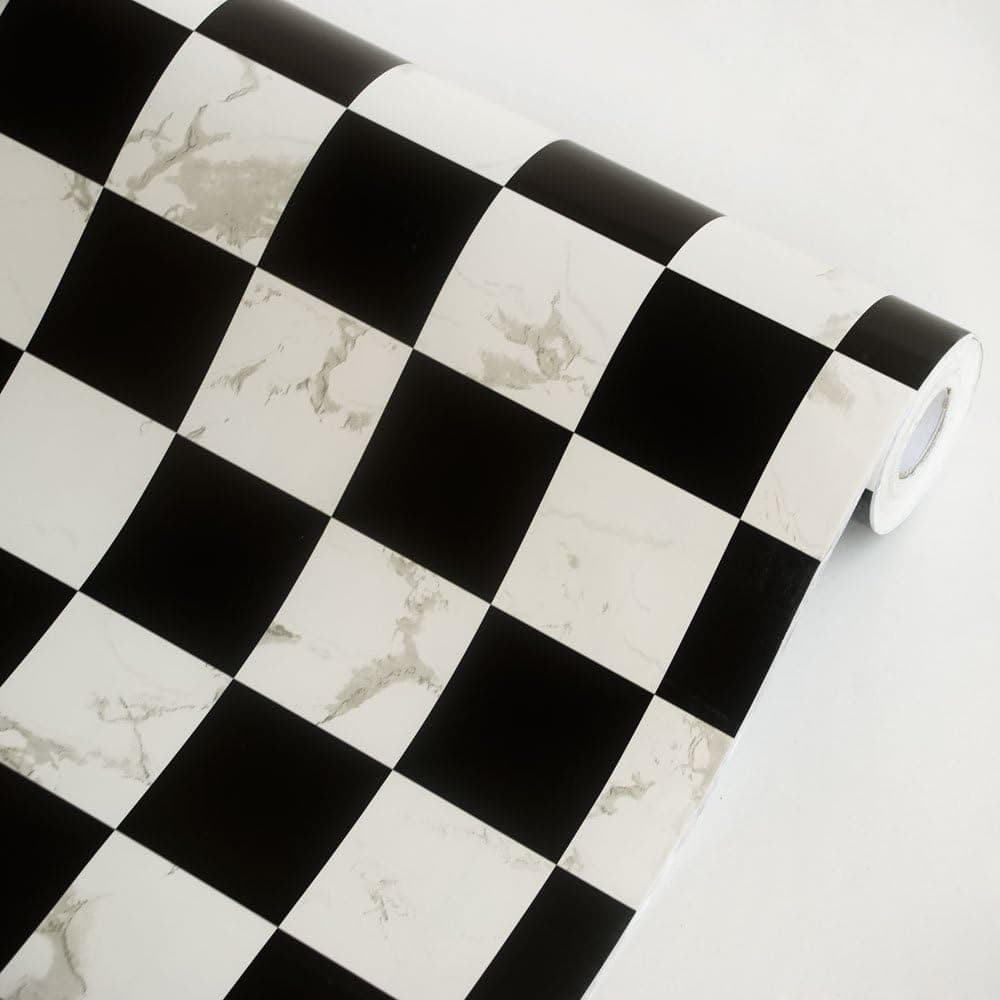 Black & White - Self-Adhesive Wallpaper Home Decor(Roll)