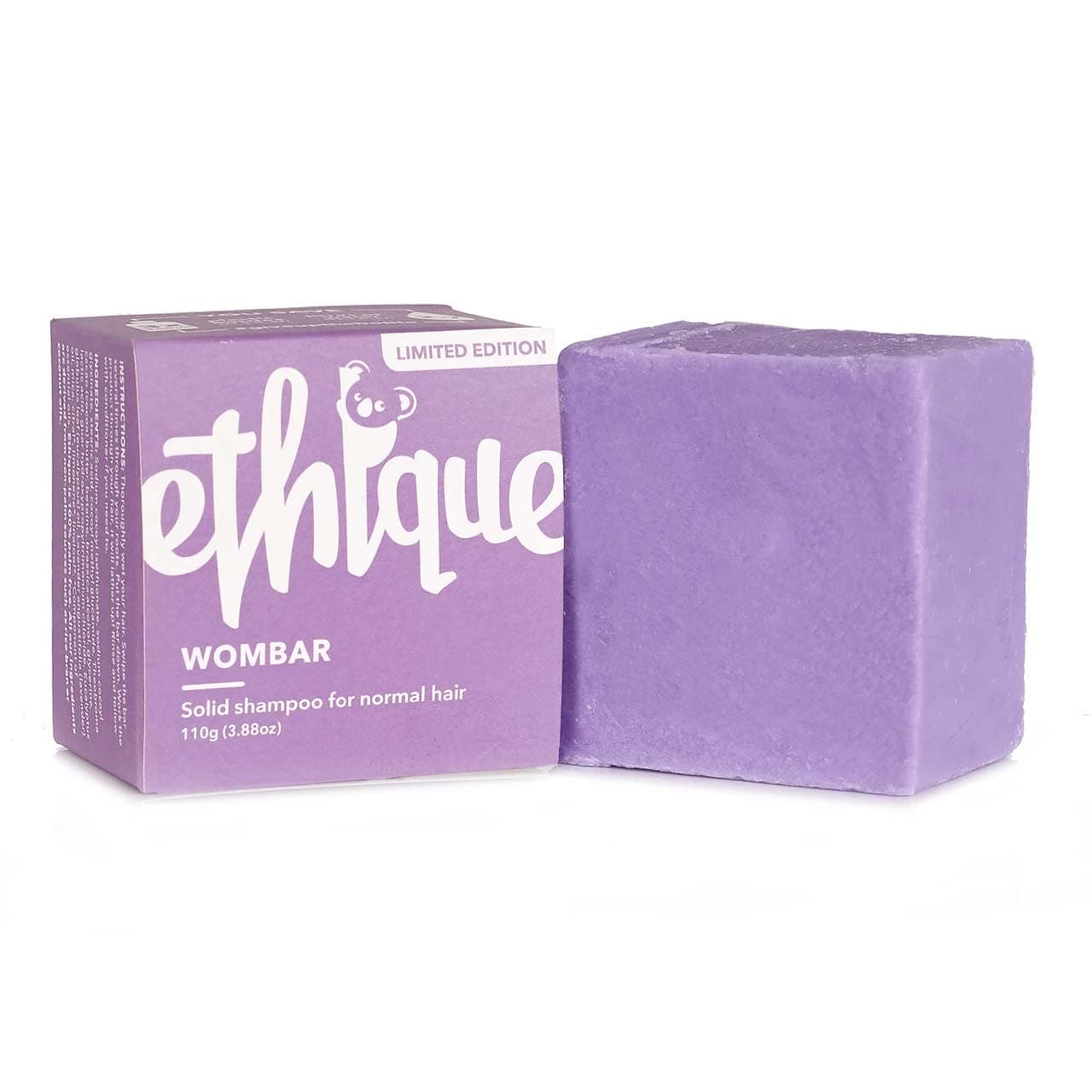 Ethique Wombar Bindi Irwin Solid Shampoo Bar for Balanced Hair - Sulfate-Free, Plastic-Free, Vegan, Cruelty-Free, Eco-Friendly, 3.88 oz (Pack of 1)