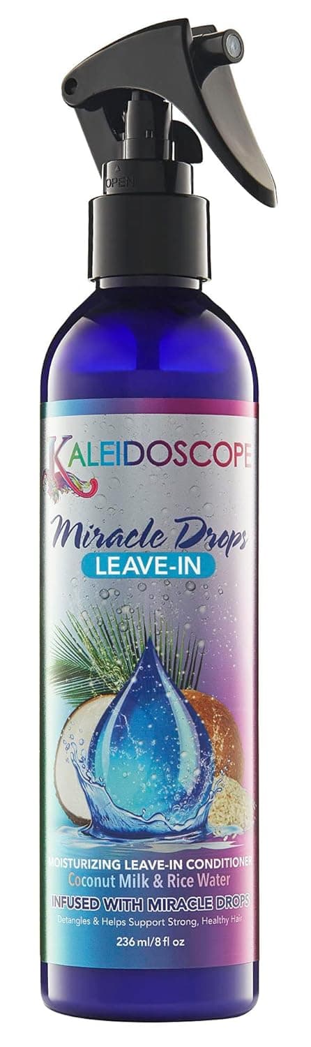 Kaleidoscope Miracle Drops LEAVE-IN CONDITIONER | Coconut Milk & Rice Water 8 fl oz