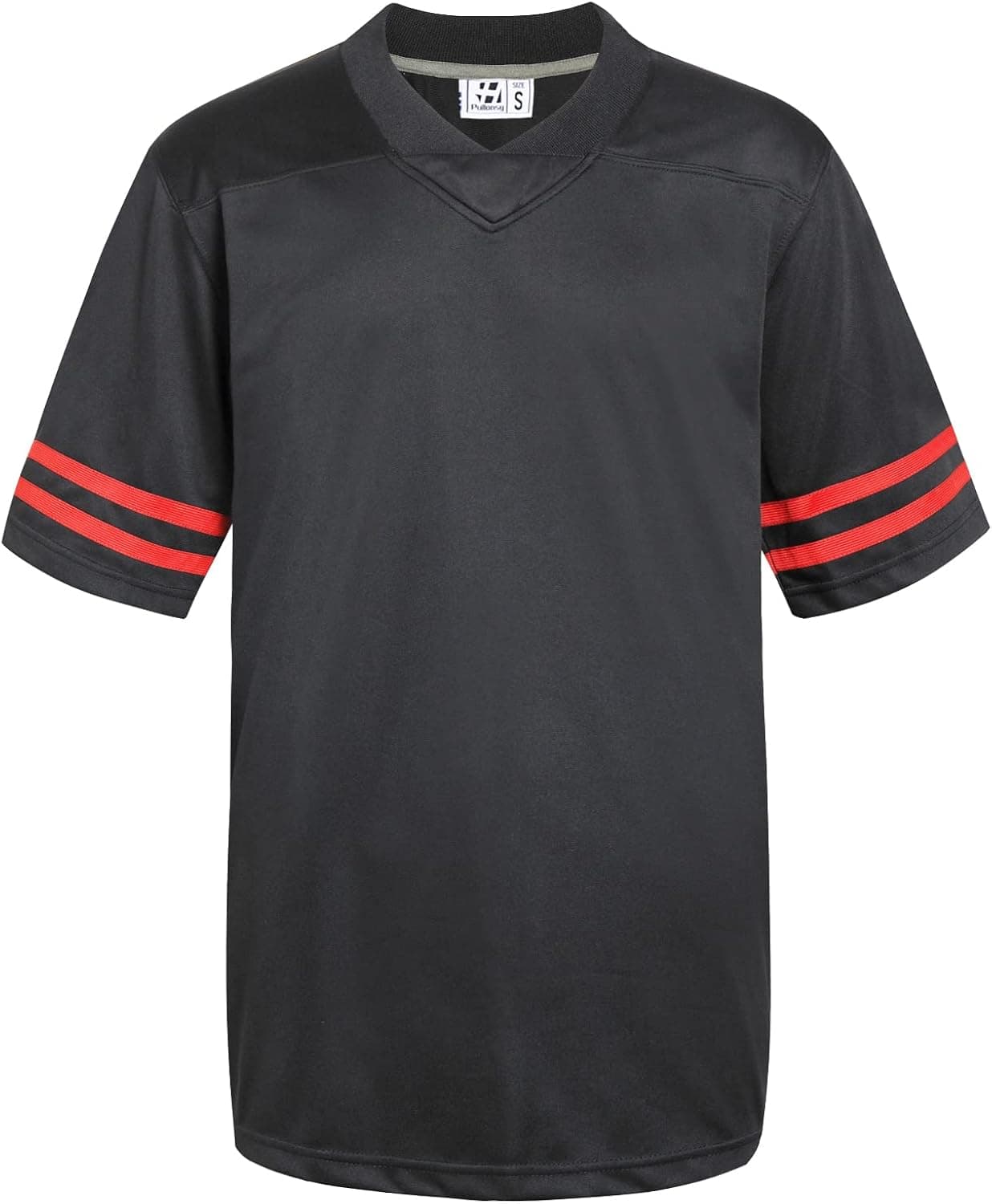 Pullonsy Blank Football Jerseys for Men Adult Hip-Hop Hipster Shirt Practice Sports Uniform Tops