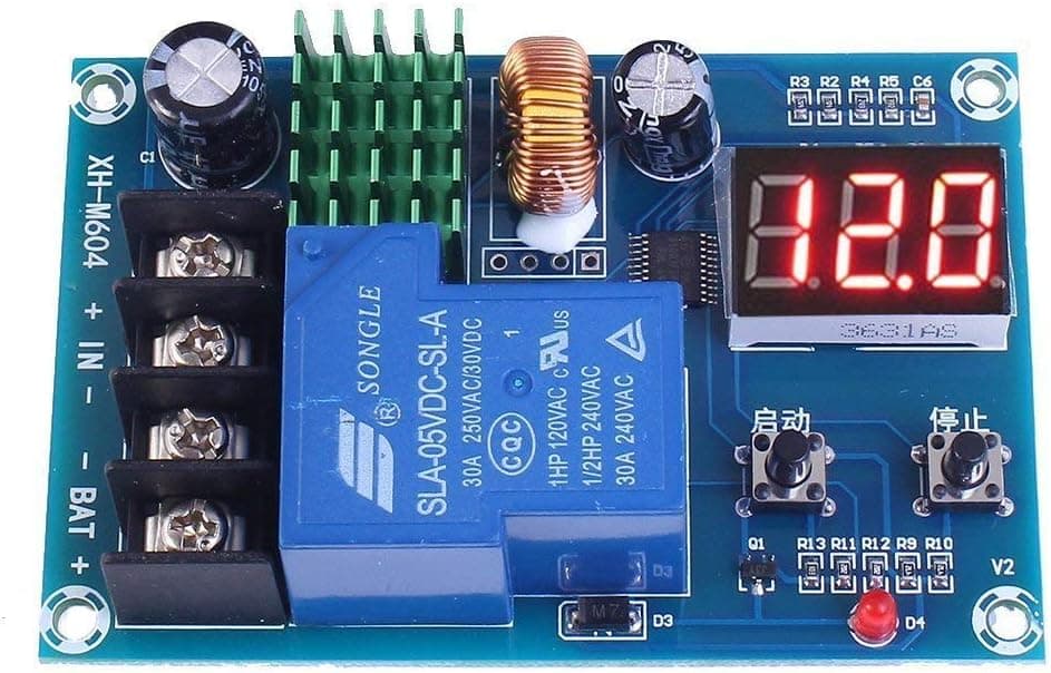 DollaTek Battery Charge Controller Protection Switch DC 6V-60V Battery Protection Board for Lead Acid Battery and Lithium Battery