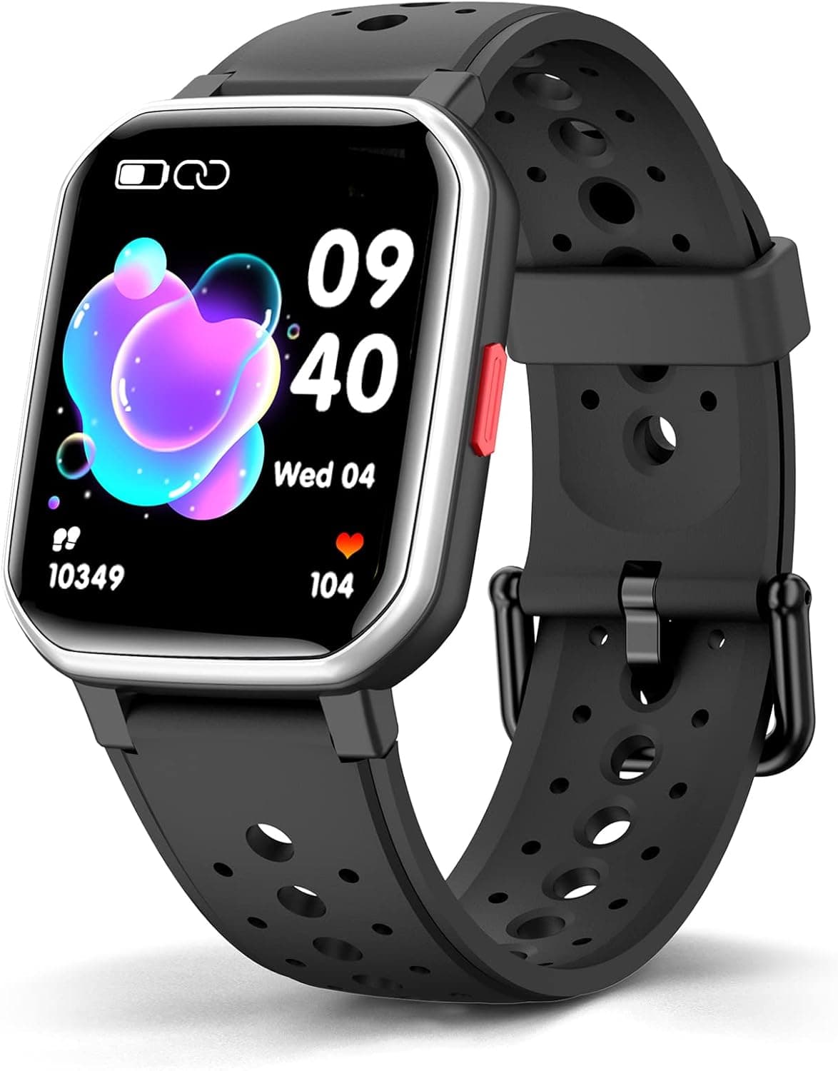 MgaoLo Kids Smart Watch for Boys Girls,Games Fitness Tracker with HR Sleep Monitor,Sport Activity Tracker with Pedometer Steps Calories Counter,DIY Watch Face Touchscreen