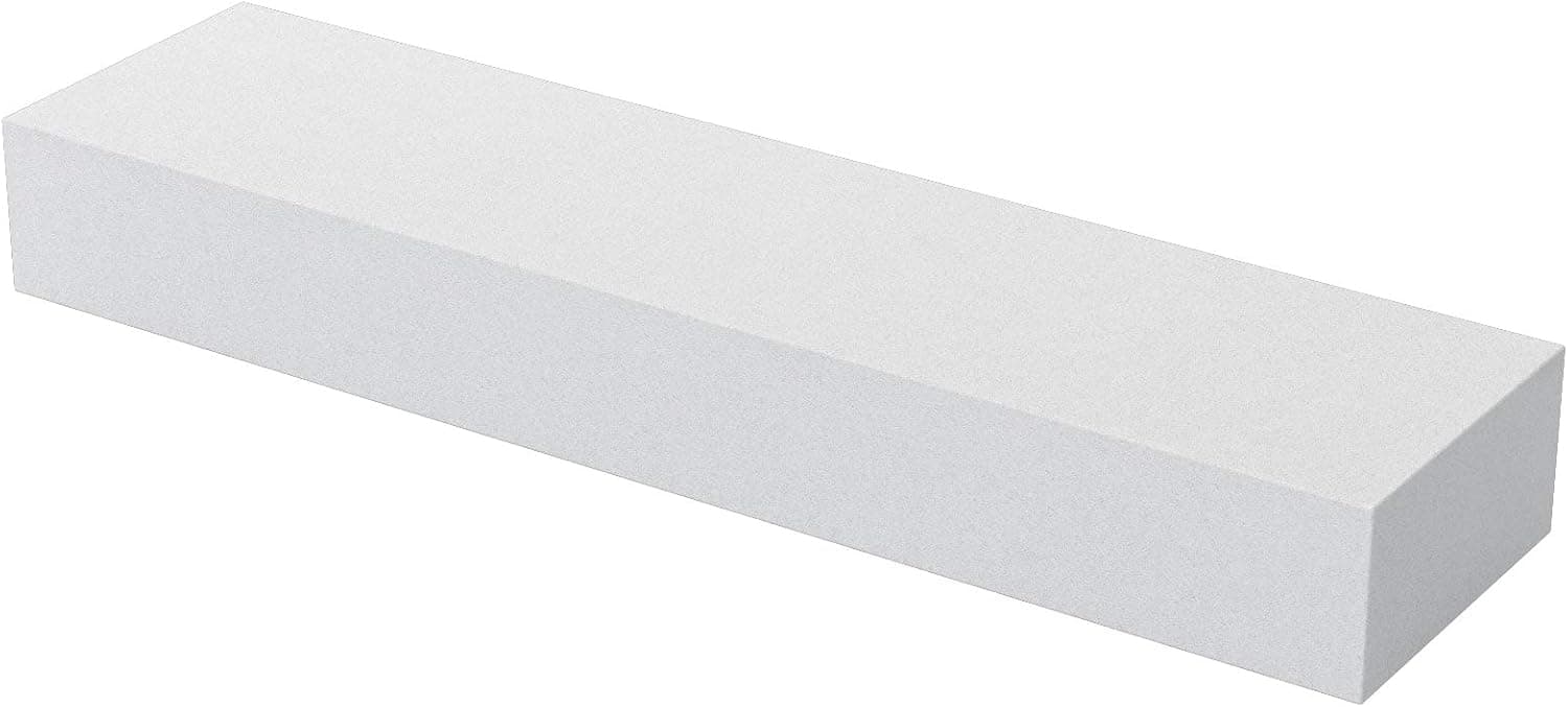 Bon Tool 14-895 8-Inch by 2-Inch by 1-Inch 80 Grit Aluminum Oxide Tile Setters Stone and Rub Brick, White