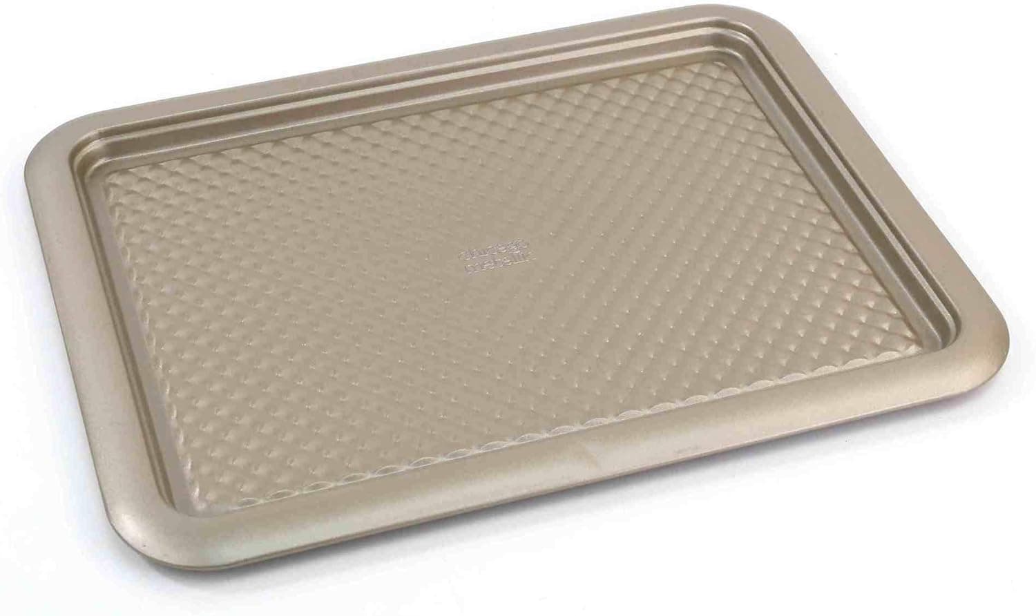 Chicago Metallic Arch Textured Non-Stick Large Cookie Baking Sheet, 11.5" x 17", Champagne