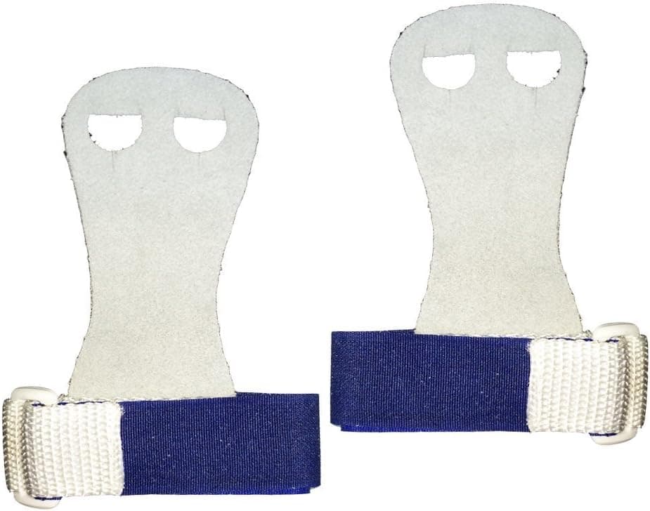 Gymnastics Hand Grips - Youth Sizes, Soft Genuine Leather - Measure the Right Hand From the Base of the Palm (Where Palm Meets the Wrist) to the Base of the Middle Finger (Where Middle Finger and Palm Meet.) - 100% Satisfaction Guaranteed!
