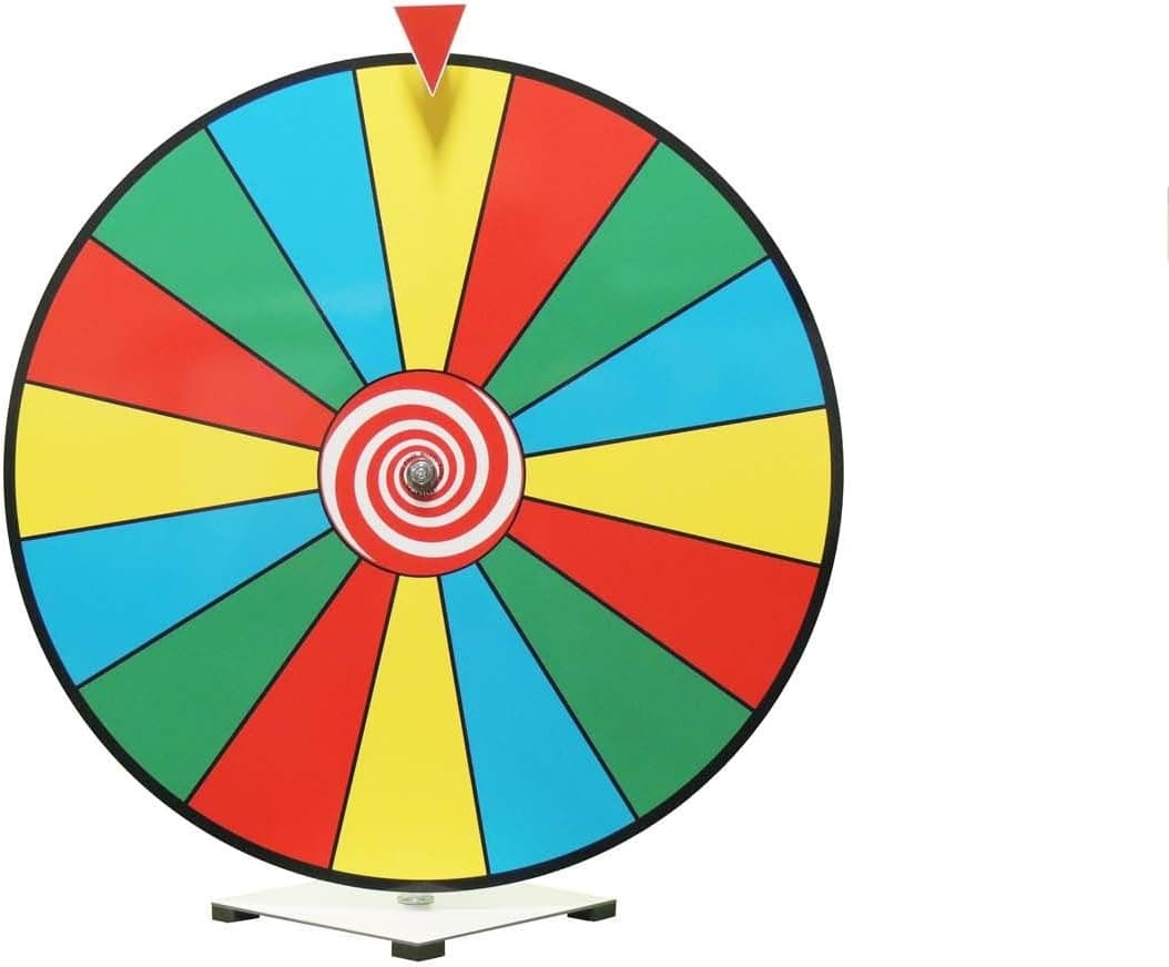 24 Inch Dry Erase Spinning Prize Wheel