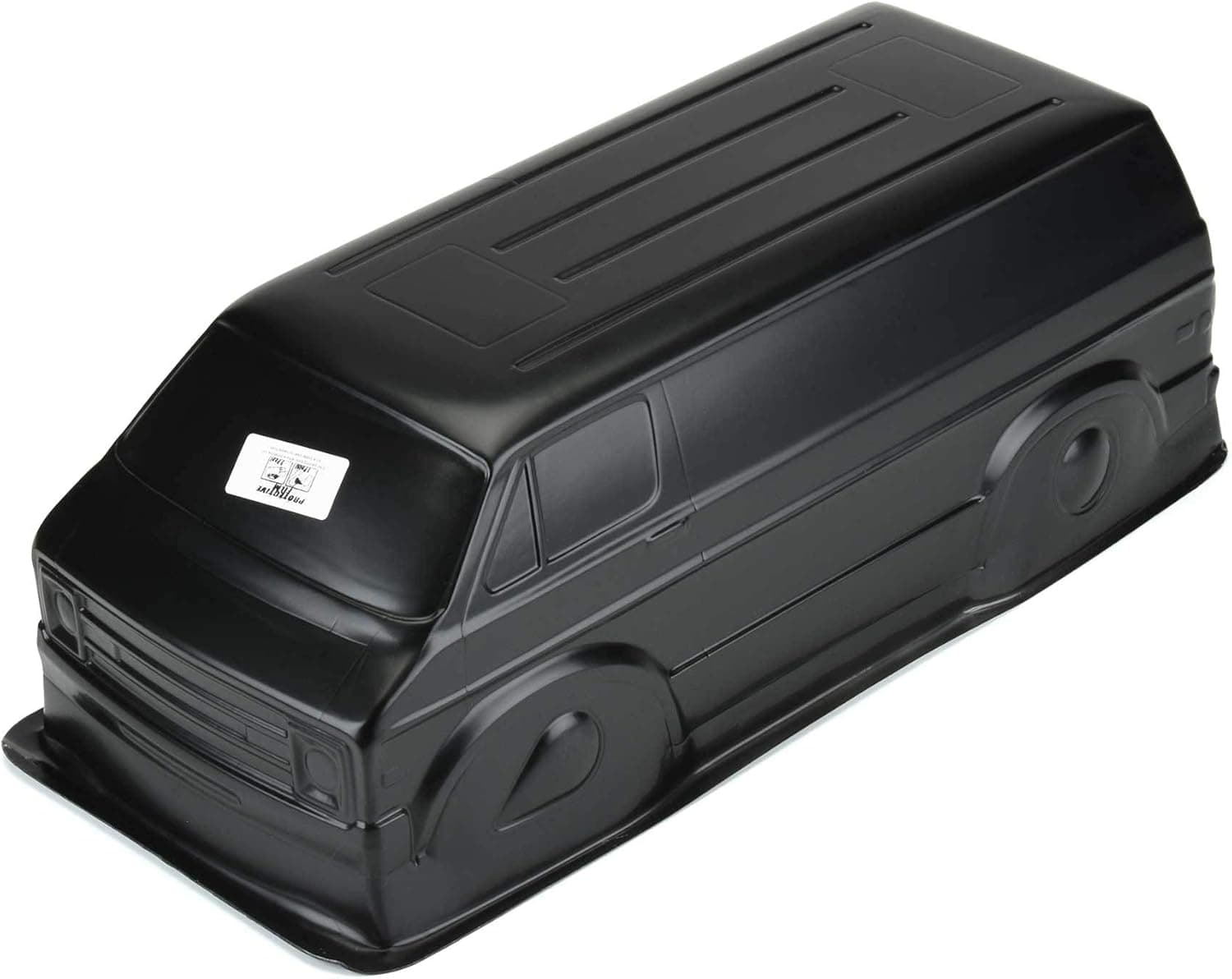 Pro-line Racing 70's Rock Van (Black) Body for 12.3" WB Crawlers, PRO355218