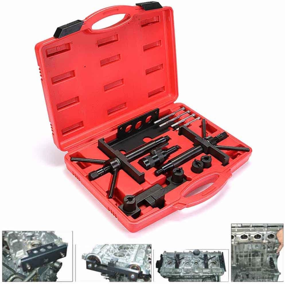Eteyo Volvo Camshaft Crankshaft Engine Alignment Timing Locking Fixture Tool Set Kit for 4, 5, 6 Cylinder Engines