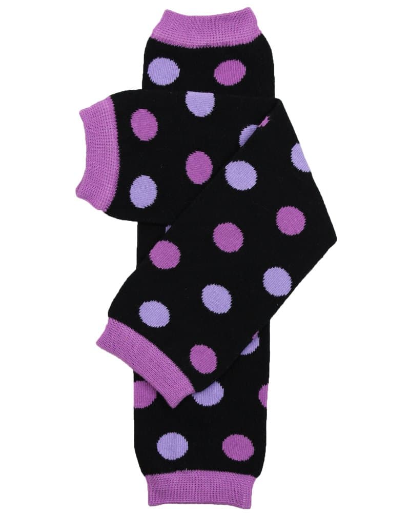 juDanzy purple grape gum drop baby girls & toddler leg warmers