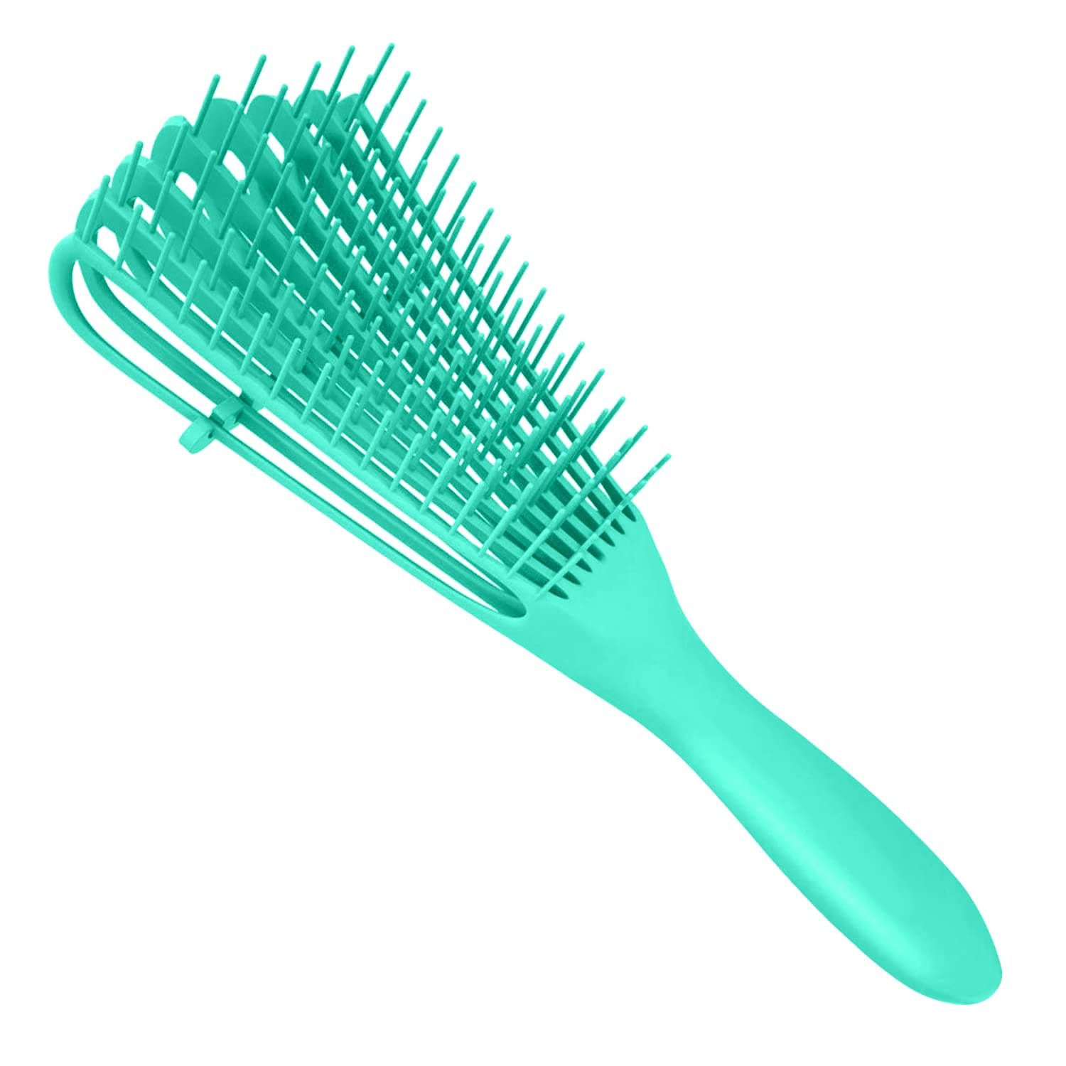 Detangling Brush for Afro America/African Hair Textured 3a to 4c Kinky Wavy/Curly/Coily/Wet/Dry/Oil/Thick/Long Hair, Knots Detangler Scalp Massage Comb Hair Detangler for Women (1 pc, Green)