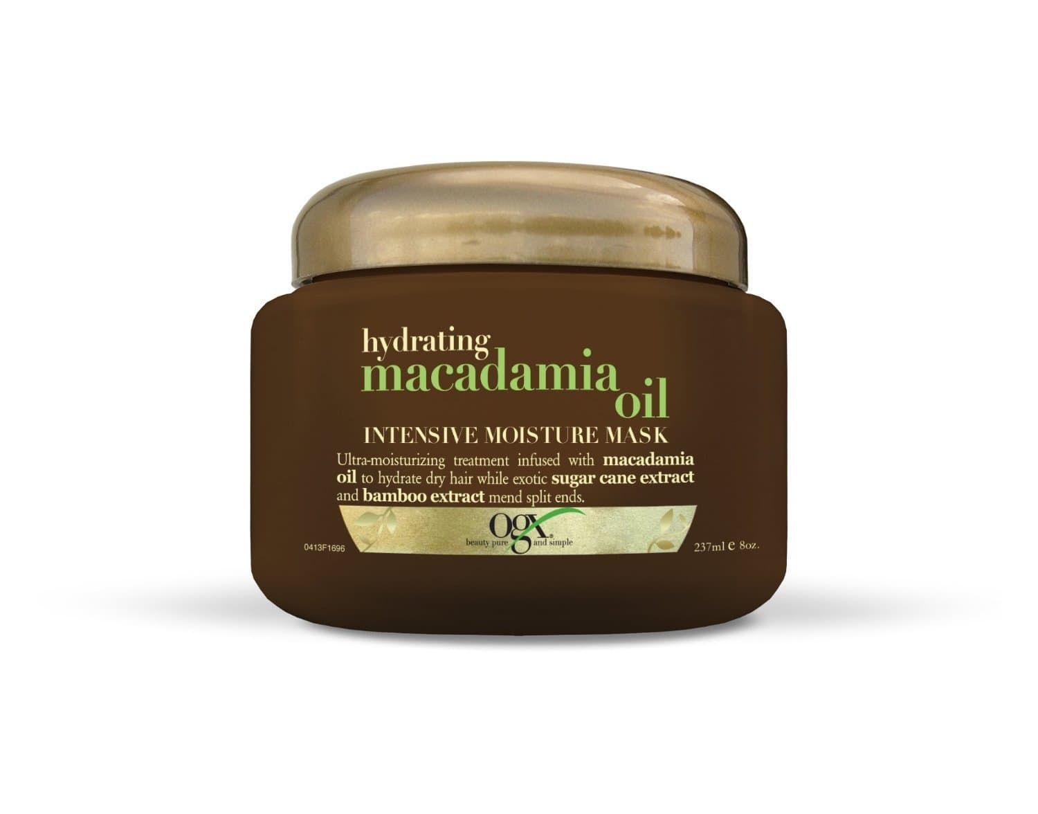 Organix Hydrating Macadamia Oil Intensive Moisture Mask, 8 Ounce (Set of 2)