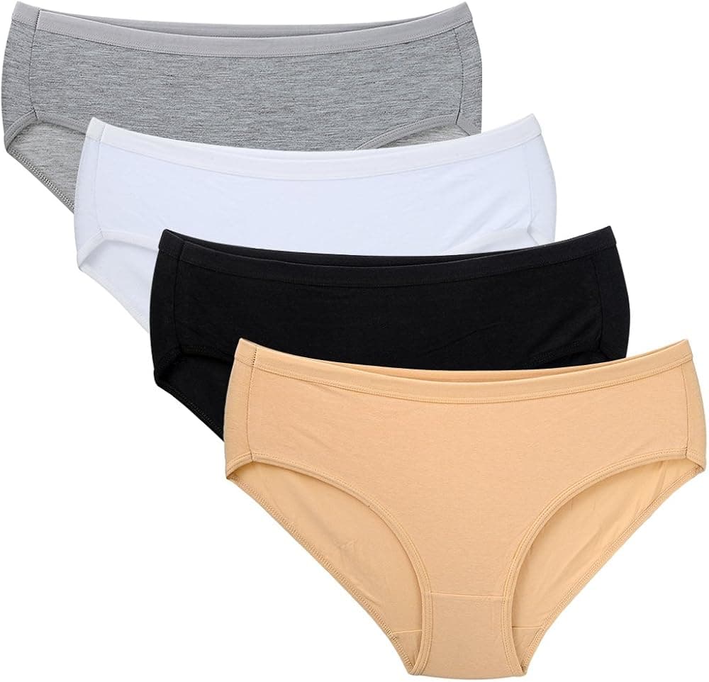 Closecret Women Low-Rise Underwear Comfort Cotton Stretch Sport Hipster Panties