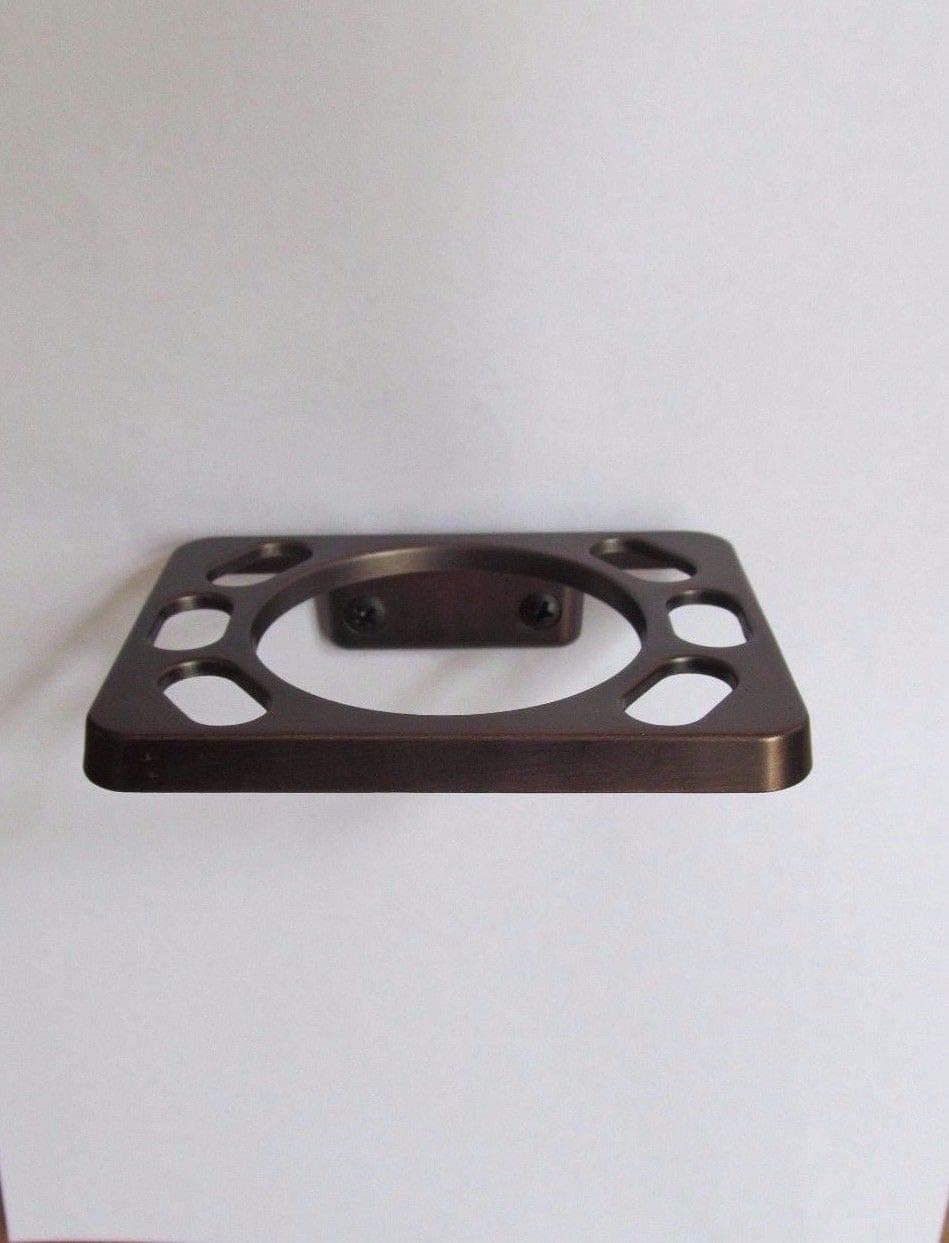 KS) Wall Mount Dainty Toothbrush Cup Holder -Oil Rubbed Bronze - RV Marine Motor Home - Holds 1 Cup and 6 toothbrushed