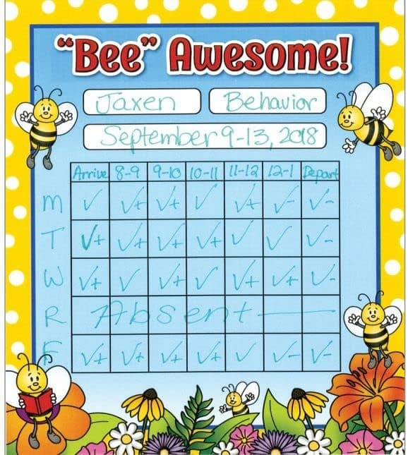 Really Good Stuff Bees Mini Incentive Charts