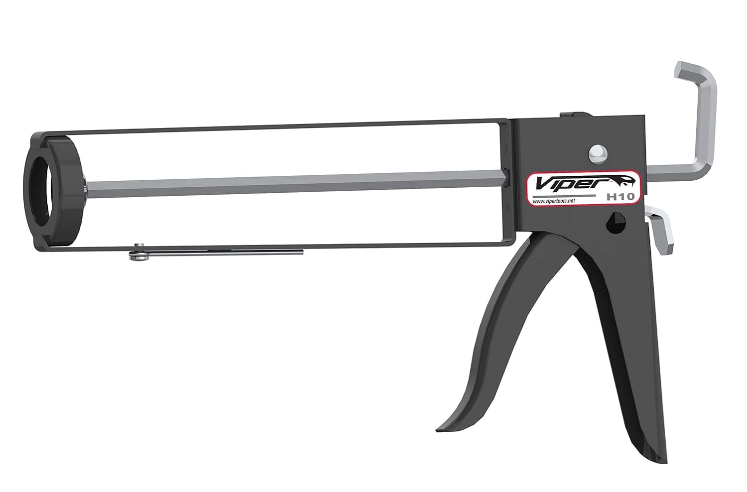 Albion Engineering H10 Viper Line Manual Skeleton Cartridge Caulking Gun with Hex Rod, 1/10 Gallon (10 oz), 10:1 Drive