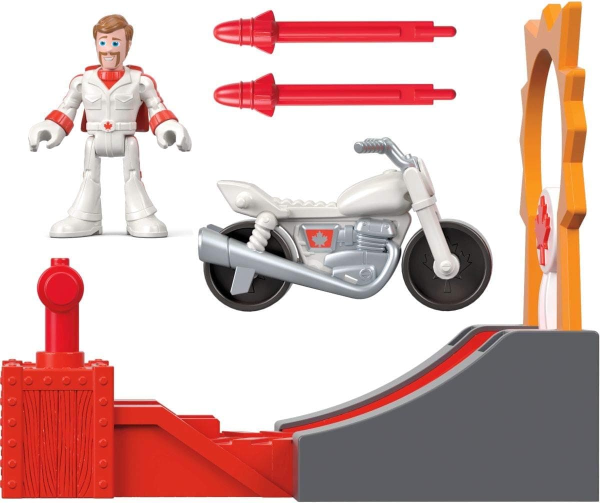 Fisher-Price Disney Pixar Toy Story 4 Duke Caboom Stunt Set By Fisher-Price Imaginext