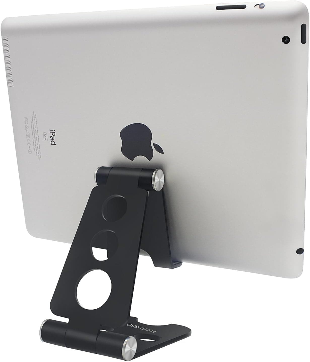 Adjustable Tablet Stand, Funturbo iPad Stand, Foldable Tablet Holder Stand for Apple iPad 2 3 4 Mini Air Pro, Samsung, LG, 4-13 Inch Android Tablet