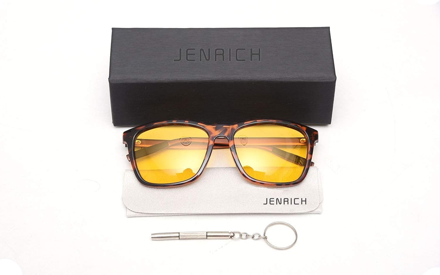 Night Vision Driving Glasses HD Polarized Anti-glare Clear Glasses for Men Women