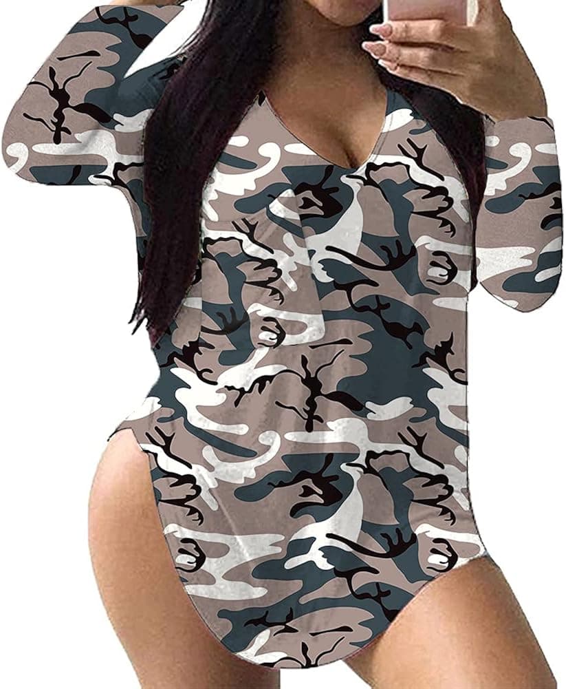 ALLEGRACE Plus Size Shirts for Women Long Sleeve Floral Print Fall Casual Basic Tees V Neck Dressy Tops