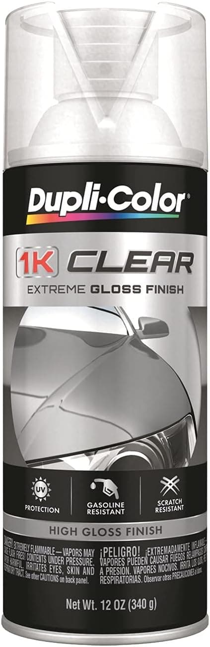 Sherwin-Williams Company, Duplicolor 1K Clear Extreme Gloss Finish Spray Paint (12 oz)