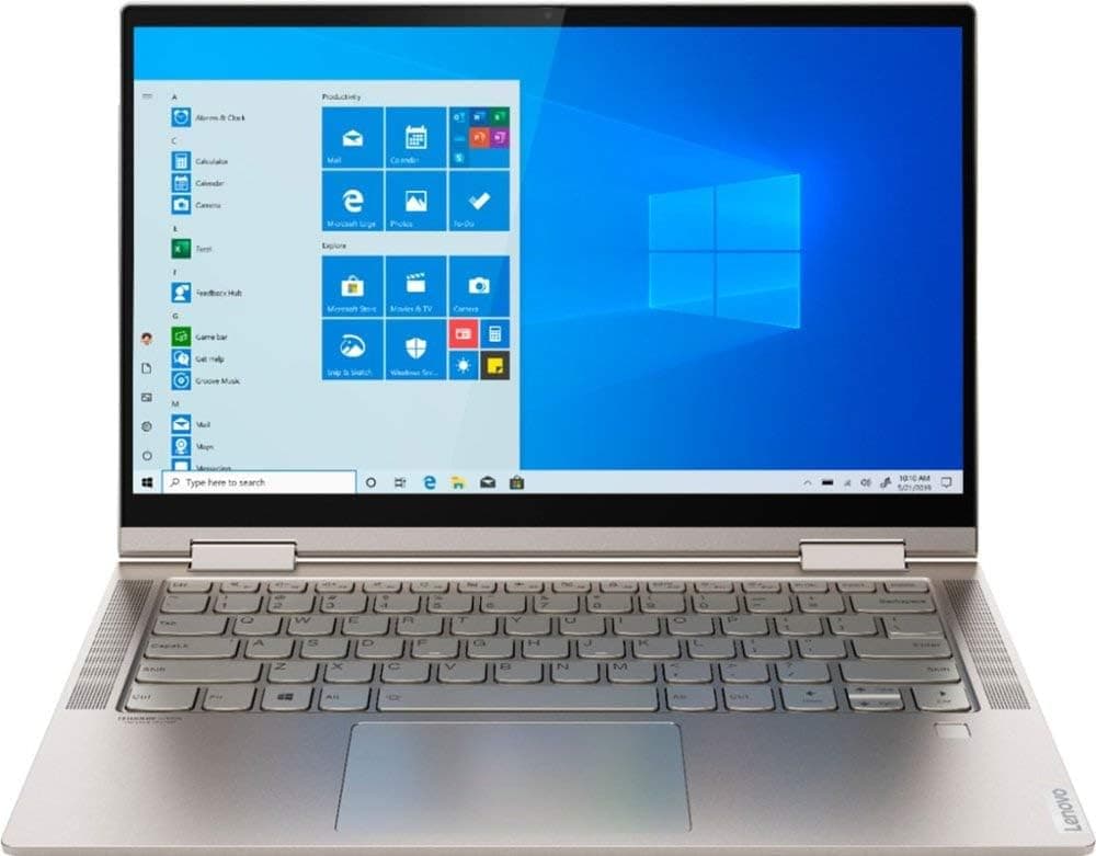 Lenovo Yoga C740 2-in-1 14" FHD Touchscreen Laptop | Backlit Keyboard | Core i5-10210U | Webcam | USB-C | Amazon Alexa | Integrated Intel UHD Graphics | Windows 10 | Mica (8GB RAM | 256GB PCIe SSD)