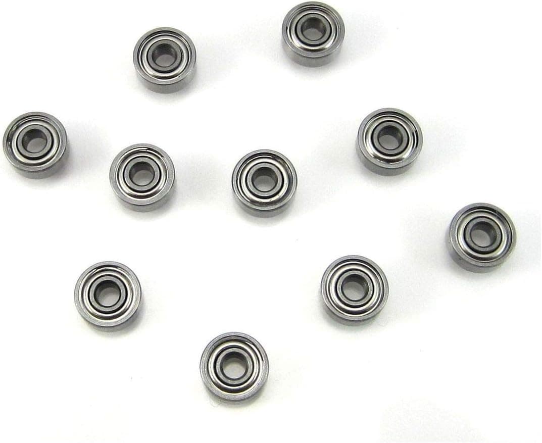 TRB RC 10pcs 2x5x2.5mm MR52-ZZ Precision Ball Bearings Chrome Steel, Metal Shield