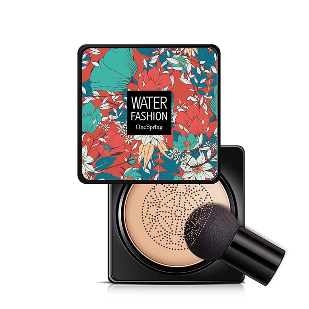 ROYALSAFE Mushroom Head Air Cushion CC Cream Foundation, Moisturizing BB Cream Makeup Long Lasting Matte Concealer