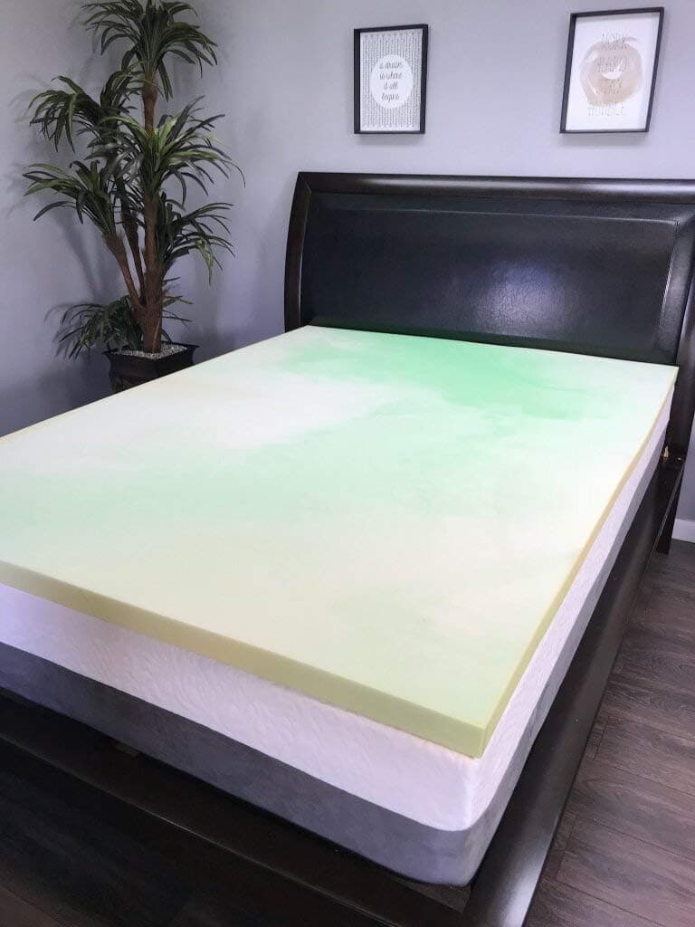 4lb Gel Infused Memory Foam Topper Made in The USA 72x80 (RV King)