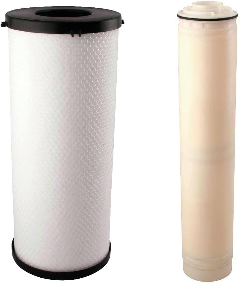 Watts Premier OFPCOM Whole House OneFlow Plus Combo Water Filter Replacement Pack with Carbon Block and OneFlow, 2 pack